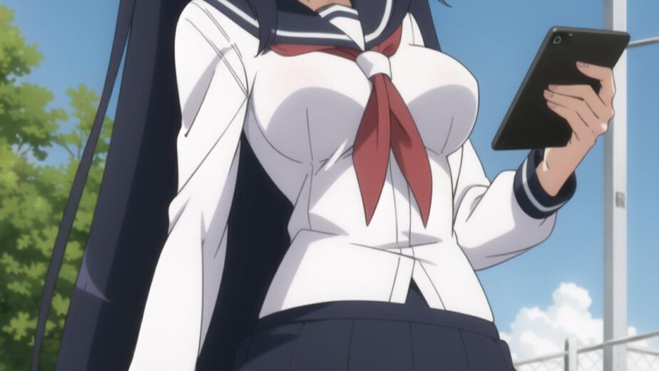 Himari Noihara, a bakeneko from Omamori Himari